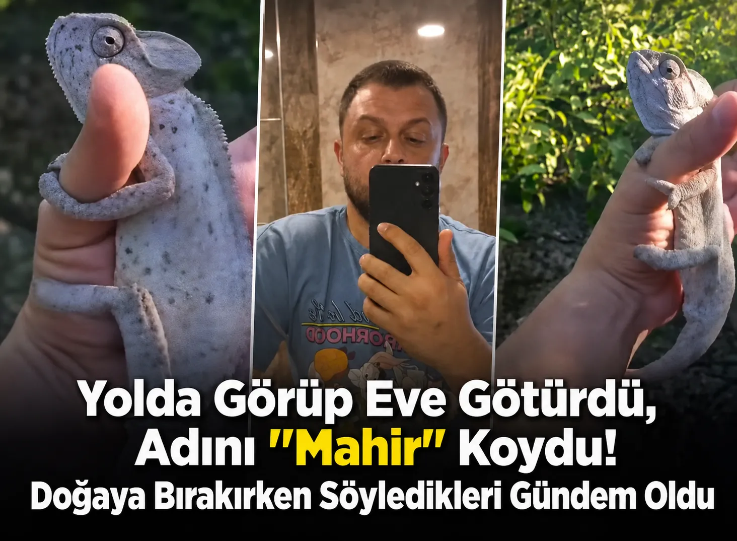 Yolda Görüp Eve Götürdü, Adını 