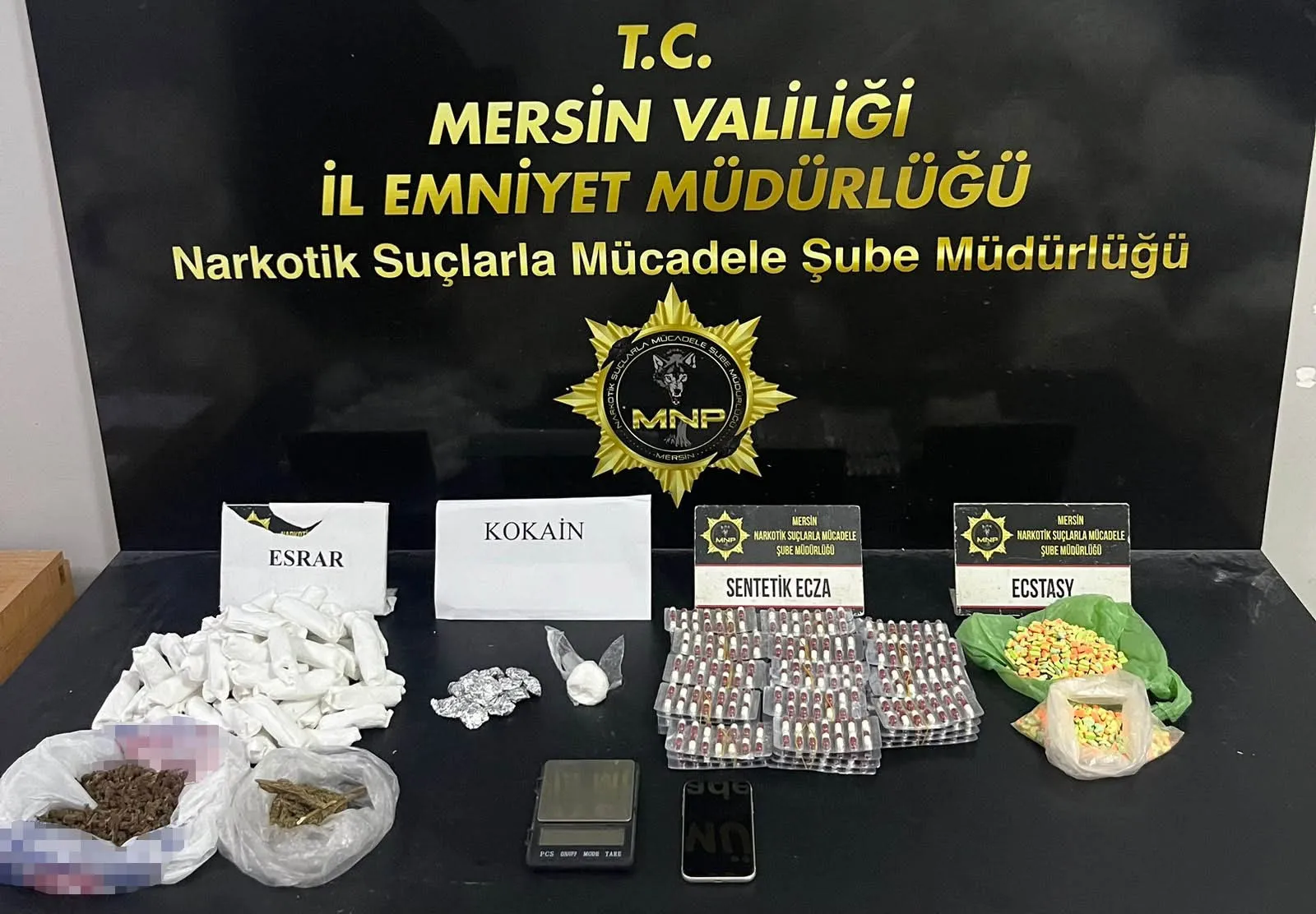 Mersin'de Uyuşturucu Operasyonları: 5 Tutuklama