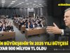 Mersin Büyükşehir’in 2025 Yılı Bütçesi 27 Milyar 500 Milyon TL Oldu
