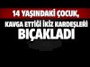 4 Yaşındaki Çocuk, İkiz Kardeşleri Bıçakladı: Yakalandı