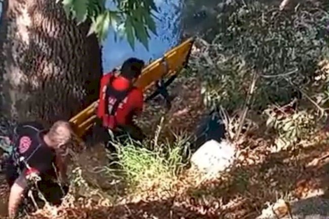 Balık tutarken 15 metreden düştü