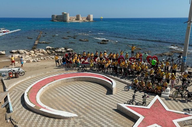 120 Sporcu Tarihin ve Doğa’nın İzinde Pedallıyor