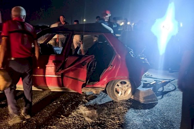 Mersin’de 1 kişinin öldüğü, 4 kişinin yaralandığı kaza kameraya yansıdı