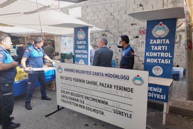 Mersin’de müşterisine hakaret eden pazar esnafına 30 gün faaliyetten men cezası