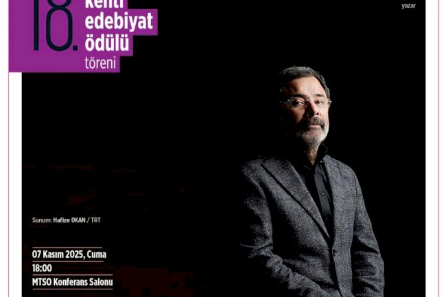 Mersin Kenti Edebiyat Ödülü Ahmet Ümit'in