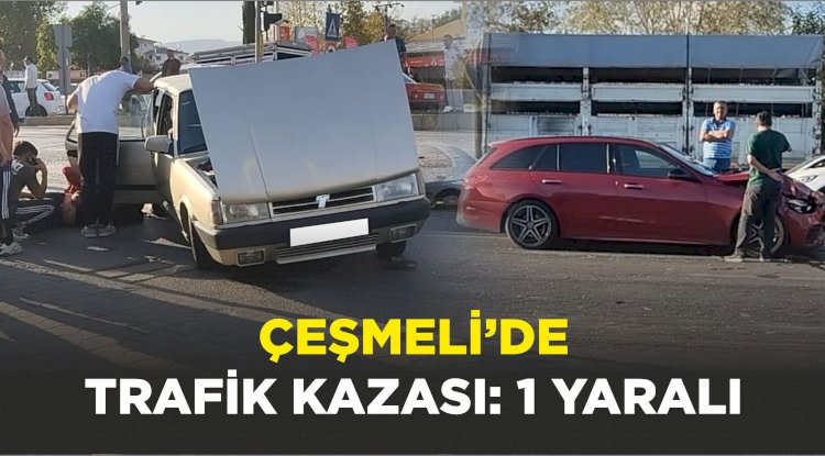 Mersin Çeşmeli Mahallesi'nde Trafik Kazası: 1 Yaralı
