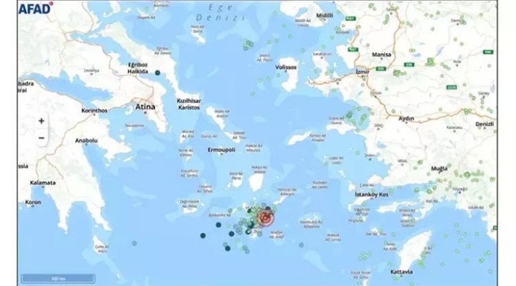 AFAD: Ege Denizi’ndeki Sismik Hareketlilik Yakından Takip Ediliyor