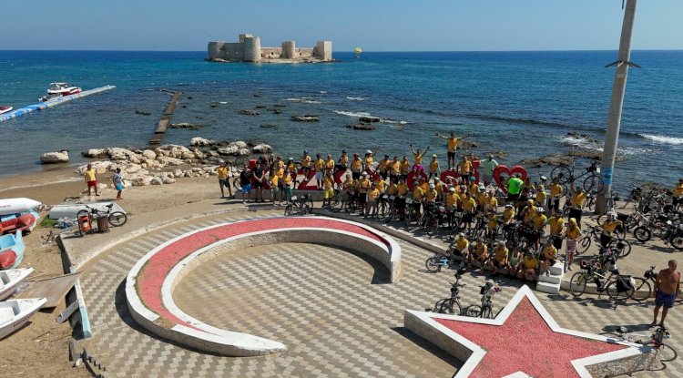 120 Sporcu Tarihin ve Doğa’nın İzinde Pedallıyor