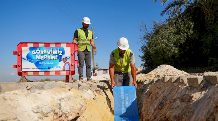 MESKİ, Camili Mahallesi’nde içme suyu terfi hattını yeniledi