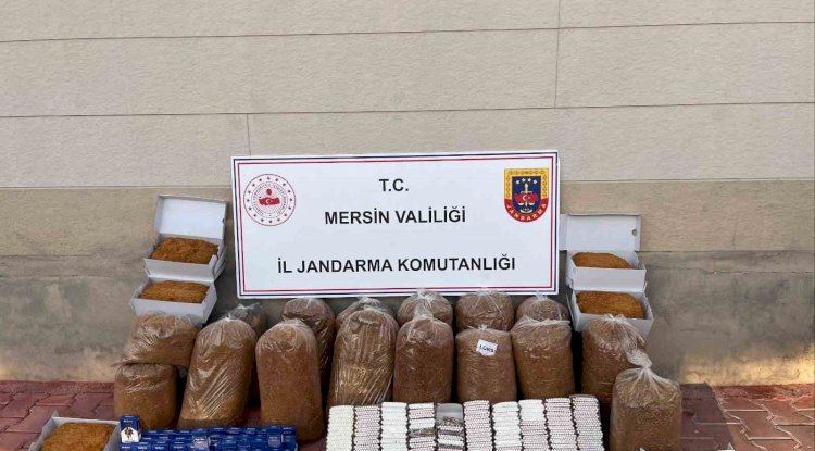 Mersin’de 13 bin 500 kaçak makaron ele geçirildi
