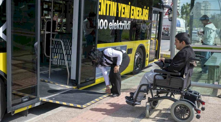 Mersin’de özel bireyler için ‘engelsiz ulaşım’ uygulaması hayata geçirildi