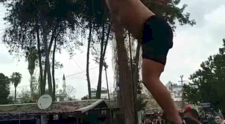 Şelalede suya atlayan kişiye ceza