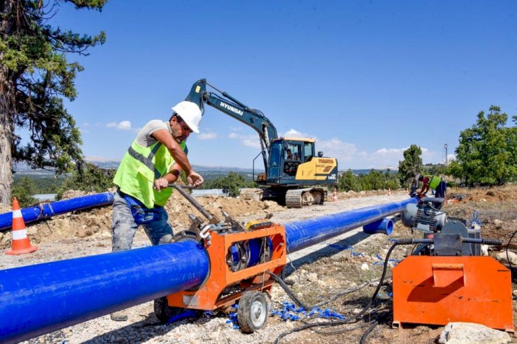 MESKİ, Erdemli'de içme suyu çalışmalarını sürdürüyor