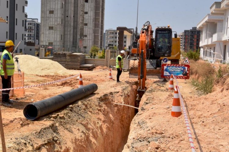MESKİ, altyapı hattı çalışmalarını sürdürüyor