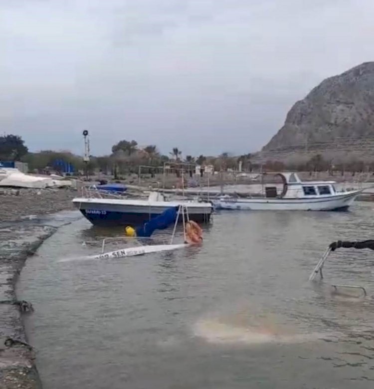 Silifke’de Fırtına Kabusu: Dev Dalgalar Tekneleri Yuttu