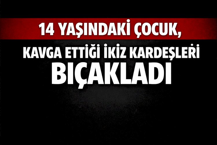 4 Yaşındaki Çocuk, İkiz Kardeşleri Bıçakladı: Yakalandı